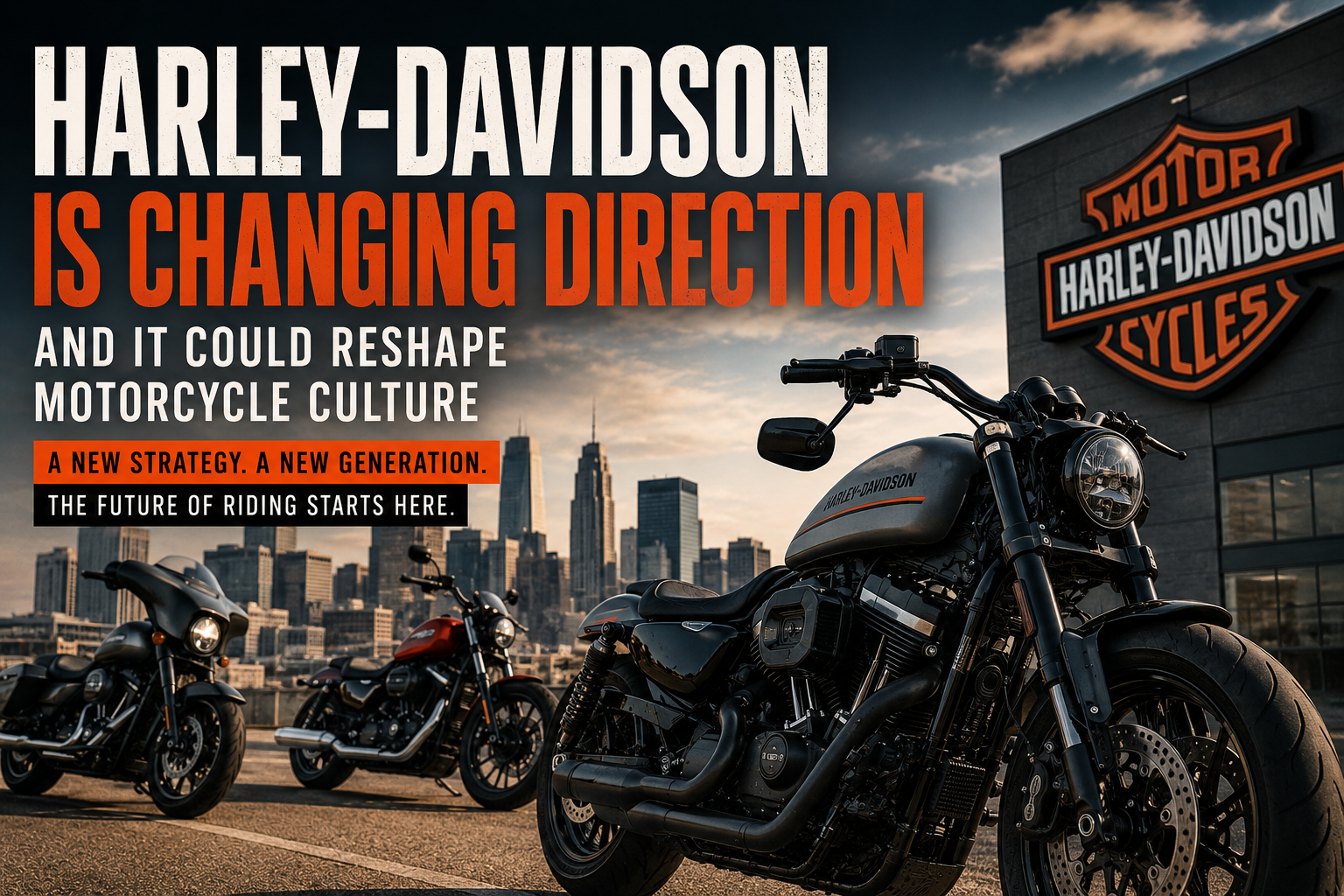 Harley-Davidson Is Changing Direction — And It Could Reshape Motorcycle Culture