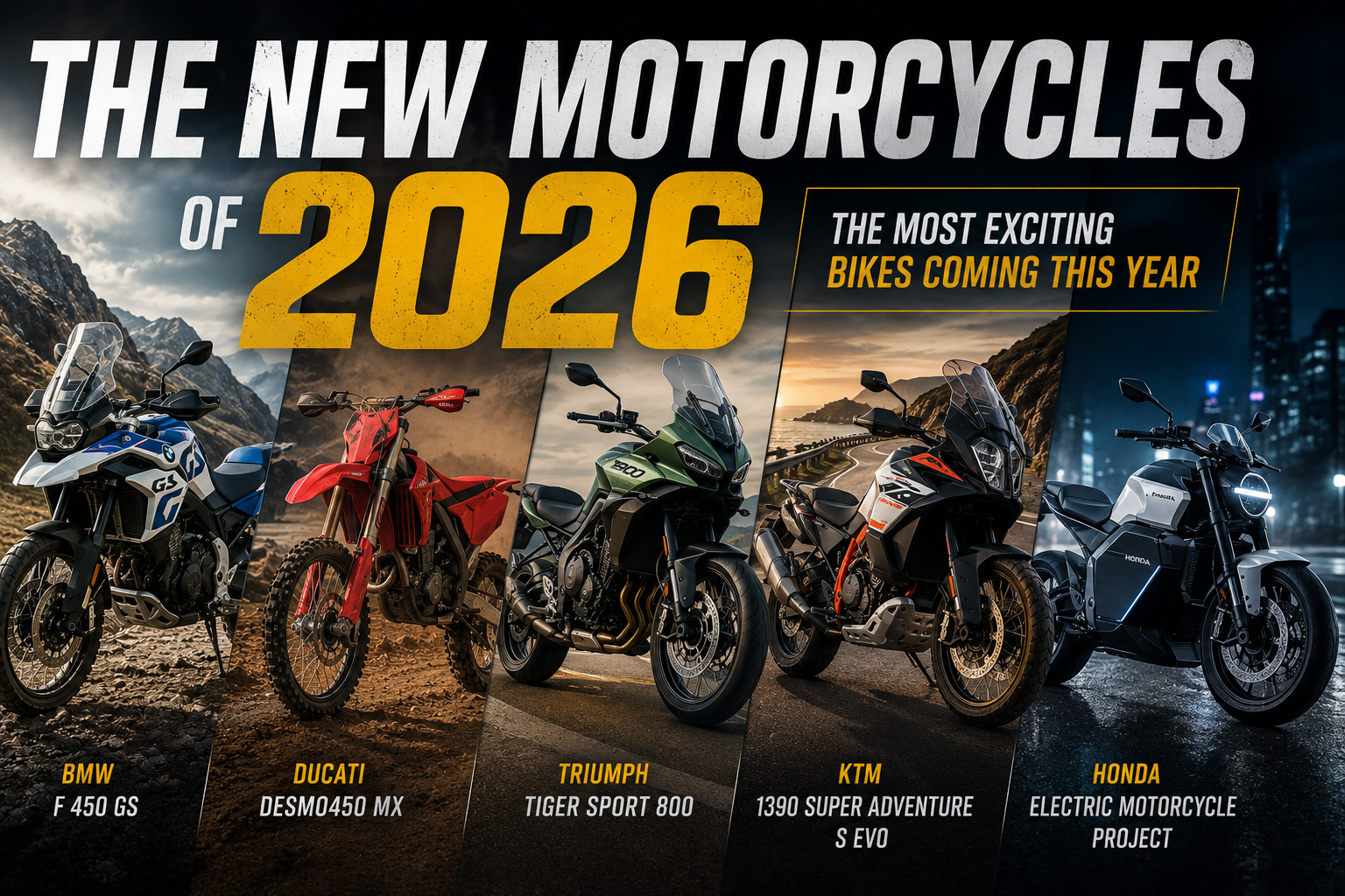 New Motorcycles of 2026: The Most Exciting Bikes Coming This Year