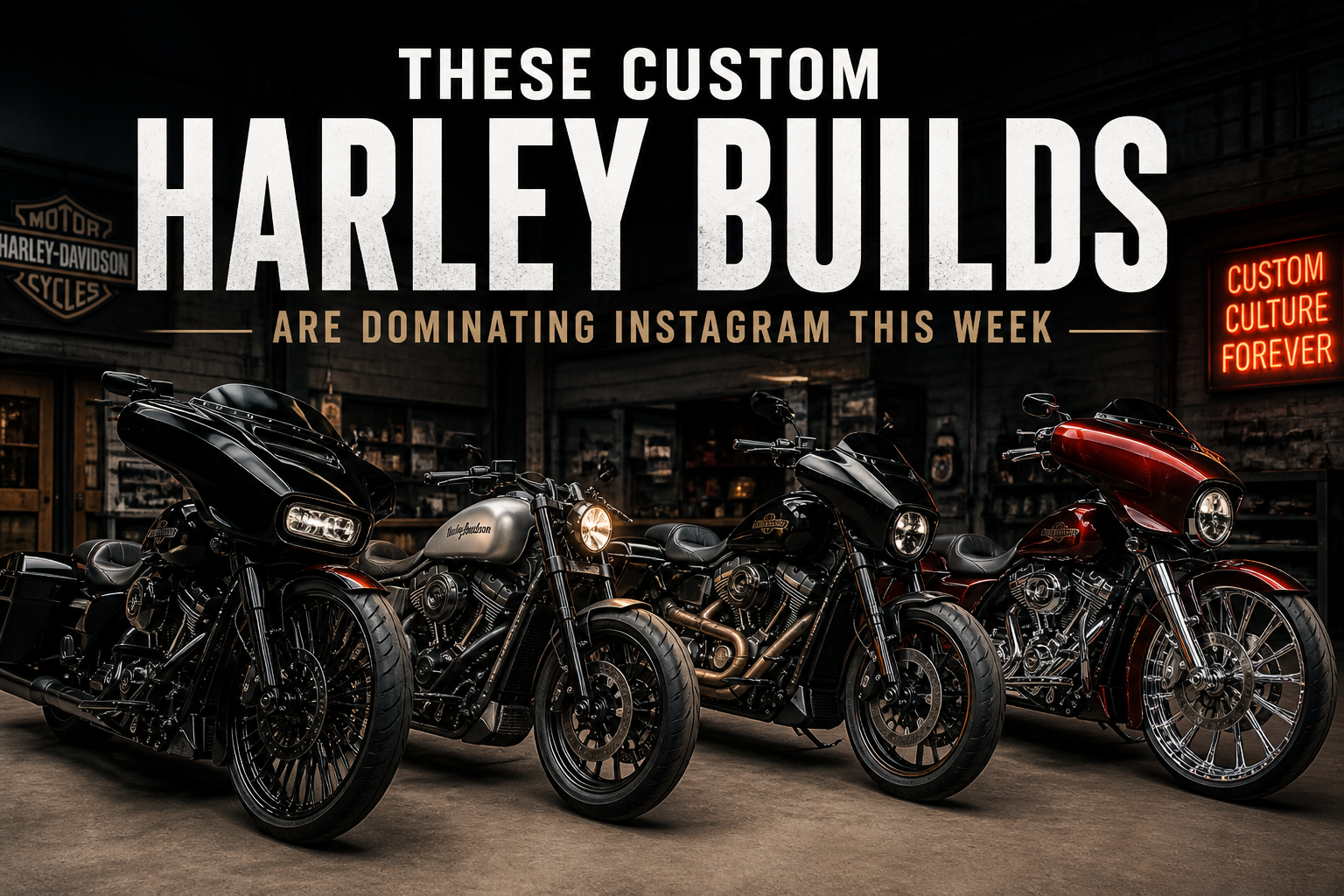 These Custom Harley Builds Are Dominating Instagram This Week